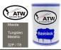 Preview: Mazda, Tungsten Metallic, 32P / T8: 500ml Lackdose, von ATW Autoteile West.